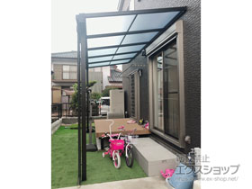 のテラス屋根 ソラリア F型 テラスタイプ 単体 積雪〜20cm対応 施工例