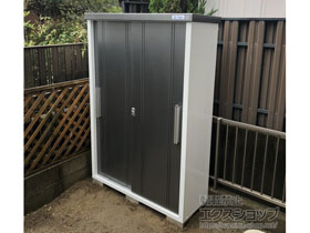 の物置・屋外倉庫 クール COOL-1350 一般型 1300×500×1937 COOL-1350-GM 施工例