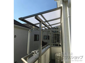 のバルコニー・ベランダ屋根 スピーネ F型 屋根タイプ 単体 積雪〜20cm対応 施工例