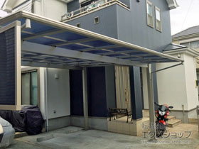 のカーポート エフルージュ ツイン 積雪〜20cm対応 施工例