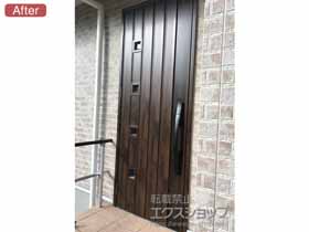 の玄関ドア ジエスタ 断熱K4仕様 片開き仕様L P15型※タッチキー仕様(リモコンタイプ) 施工例