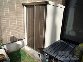 の物置・屋外倉庫 グランプレステージジャンプ 920×750×1400（GP-97C-T） GP-97C-T-CB 施工例