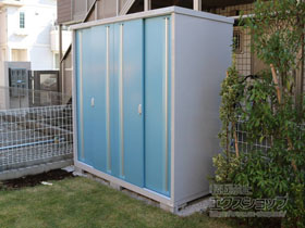 の物置・屋外倉庫 シンプリー 一般型 1940×905×1903 MJX-199E-P-AB 施工例