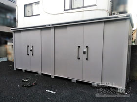 の物置・屋外倉庫 エルモ 一般型 扉2ヶ所タイプ （LMD-5818HW） 施工例