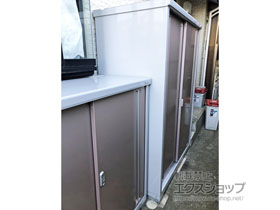 の物置・屋外倉庫 シンプリー 一般型 1320×755×1903（MJX-137E-P） MJX-137E-P-AR 施工例