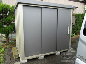 の物置・屋外倉庫 エスケーエイト SK8-100 一般型 2200×1600×1940 SK8-100-GK 施工例