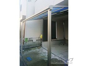 のテラス屋根 ソラリア F型 テラスタイプ 単体 積雪〜20cm対応 施工例