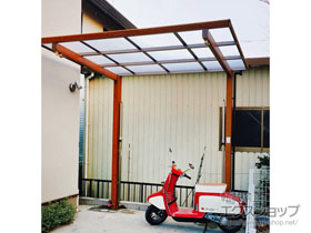 のサイクルポート・駐輪場 アートポート ミニ 積雪〜20cm対応 施工例