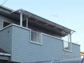 YKKAPのバルコニー屋根 ソラリア R型 屋根タイプ 単体 積雪～20cm対応 施工例
