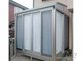 のテラス囲い・サンルーム ソラリアテラス囲い R型 床納まり スタンダード ランマなし ハイタイプ 積雪〜20ｃｍ対応 施工例