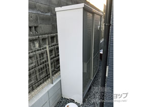 の物置・屋外倉庫 シンプリー 一般型 1740×515×1903（MJX-175E-P） MJX-175E-P-FW 施工例