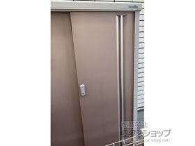 の物置・屋外倉庫 シンプリー 一般型 1100×415×1603（MJX-114D-P） MJX-114D-P-AR 施工例