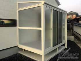 のテラス囲い・サンルーム サニージュ F型 床納まり ランマ無 積雪〜20cm対応 施工例