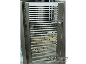 の門扉 プレスタ門扉 1型 細横桟 片開き 柱使用 施工例