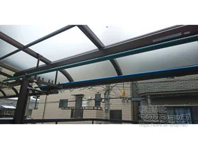 YKKAPのバルコニー屋根 ソラリア R型 屋根タイプ 単体 積雪～20cm対応 施工例