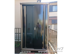 の物置・屋外倉庫 ナイソーシスター　1100×720×1903 KMW-117E-P 施工例