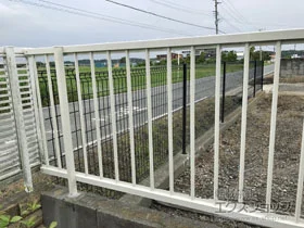 LIXIL ���N�V��(TOEX)�̃t�F���X�E��E�� �n�C�T���A�@���ݒ��{�H �{�H��