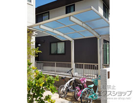 のサイクルポート・駐輪場 レイナポートグランミニ 積雪〜20cm対応 施工例