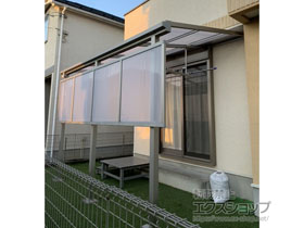 のテラス屋根 ソラリア F型 テラスタイプ 単体 積雪〜20cm対応 施工例