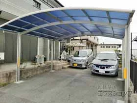 YKKAPのカーポート レイナツインポートグラン　積雪～20cm対応 施工例