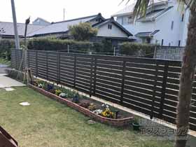 のフェンス・柵 シャトレナ M1型　フリー支柱タイプ 施工例