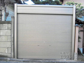 のガレージシャッター シャッターゲート FX2型 手動式 施工例