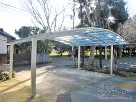 YKKAPのカーポート レイナツインポートグラン　積雪～20cm対応 施工例