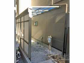 のストックヤード スピーネストックヤードF型 パネルタイプ スクリーン仕様 積雪〜20cm対応 施工例