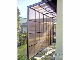 のストックヤード オイトック 波板囲い 基本タイプ 連棟 積雪〜20ｃｍ対応 施工例