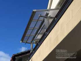 のバルコニー・ベランダ屋根 ソラリア F型 屋根タイプ 単体 積雪〜20cm対応 施工例