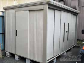 の物置・屋外倉庫 Mr.ストックマンダンディ 一般型 3600×2290×2110（ND-3622Ｙ） ND-3622Ｙ-Ｗ 施工例