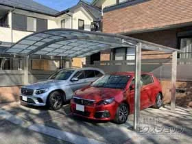 YKKAPのカーポート レイナツインポートグラン　積雪～20cm対応 施工例