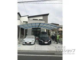YKKAPのカーポート レイナツインポートグラン　積雪～20cm対応 施工例