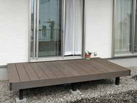 のウッドデッキ 樹ら楽ステージ 施工例