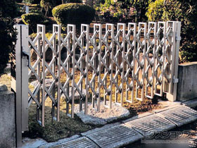 のカーゲート アルシャインHG ノンキャスター 片開き マテリアルカラー 280S 施工例