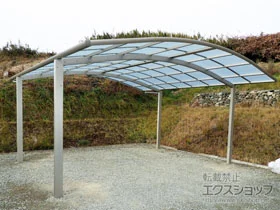 YKKAPのカーポート レイナツインポートグラン　積雪～20cm対応 施工例