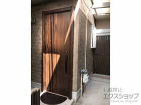 の玄関ドア リシェント玄関ドア3防火戸 断熱K4仕様 手動 片開き仕様(ランマ無)L M83型 施工例