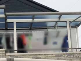 のバルコニー・ベランダ屋根 ソラリア F型 屋根タイプ 単体 積雪〜20cm対応 施工例
