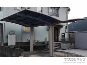 のカーポート レイナポートグラン Y合掌　積雪〜20cm対応+着脱式サポート 施工例
