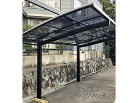 LIXIL(リクシル)のカーポート ネスカR (ラウンドスタイル) 積雪～20cm対応 施工例