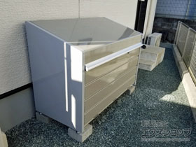 のゴミステーション ダストボックスミニ パネル床タイプ DBN-147P 800L 施工例