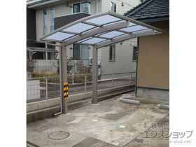 のサイクルポート・駐輪場 ファインポート?Zミニ 積雪〜50cm対応 施工例