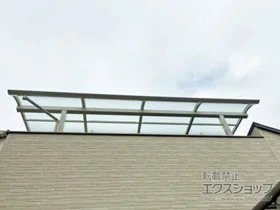 YKKAPのバルコニー屋根 ソラリア R型 屋根タイプ 単体 積雪～20cm対応 施工例