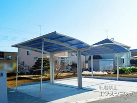 YKKAPのカーポート レイナポートグラン　積雪～20cm対応 施工例