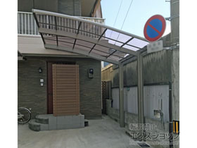 のカーポート ネスカR (ラウンドスタイル) 積雪〜20cm対応 施工例