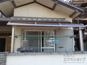 のテラス屋根 スピーネ R型 テラスタイプ 単体 積雪〜20cm対応 施工例
