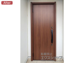 の玄関ドア リシェント玄関ドア3 断熱K4仕様 片開き仕様(ランマ無)L M17型 ※手動仕様（非防火仕様） 施工例