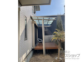 のテラス屋根 エフルージュグランZERO テラスタイプ 積雪〜20cm対応 施工例