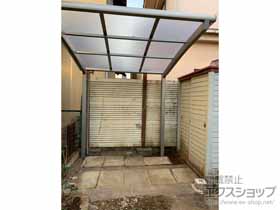 のサイクルポート・駐輪場 ネスカRミニ (ラウンドスタイル) 積雪〜20cm対応 施工例