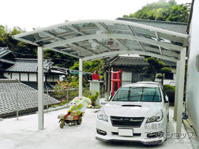 のカーポート レイナツインポートグラン　積雪〜20cm対応 施工例